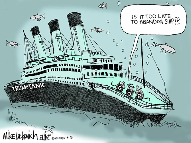 Editorial cartoon for Oct. 7, 2026